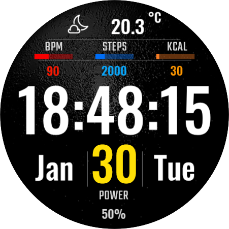 watchface created by user