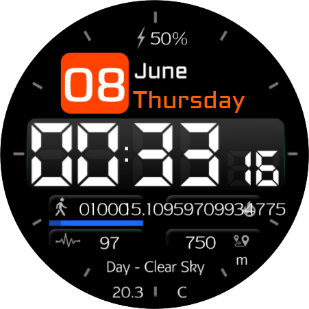 watchface created by user